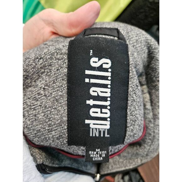 INTL D.E.T.A.I.L.S. Gray Hooded Winter Jacket Womens size Medium - Picture 5 of 8
